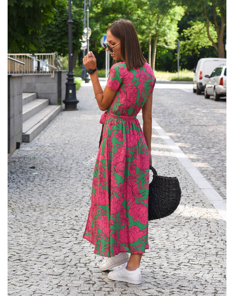 Karen - Elegant Layered Midi Dress