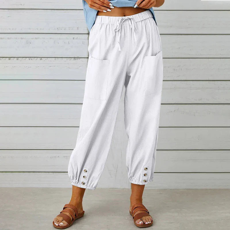 Evie - Breathable Wide-Leg Pants