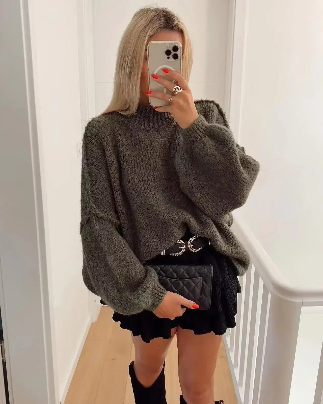 Adelaide - Oversized Knit Sweater for Comfort and Style