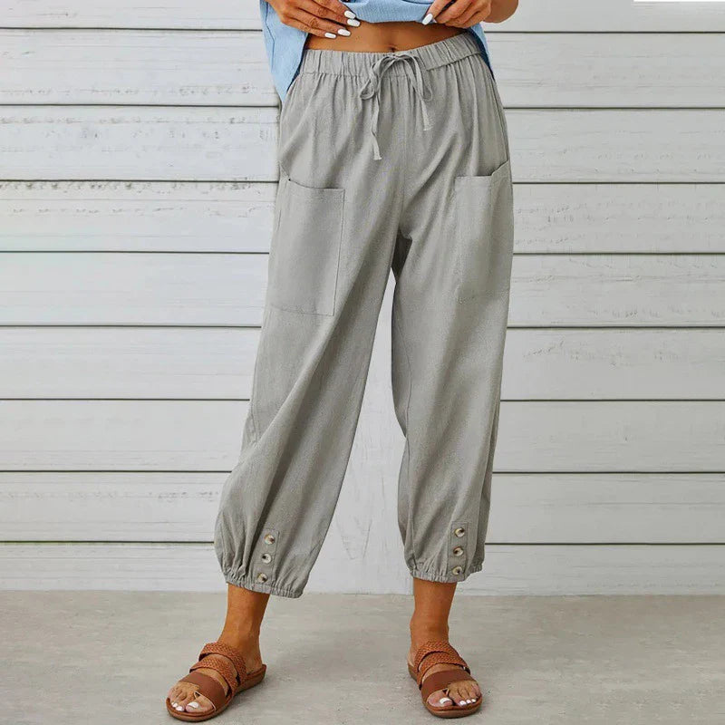 Evie - Breathable Wide-Leg Pants