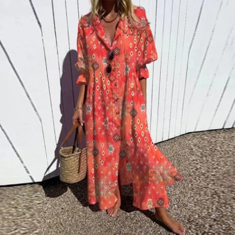 Summer - Boho Summer Maxi Dress