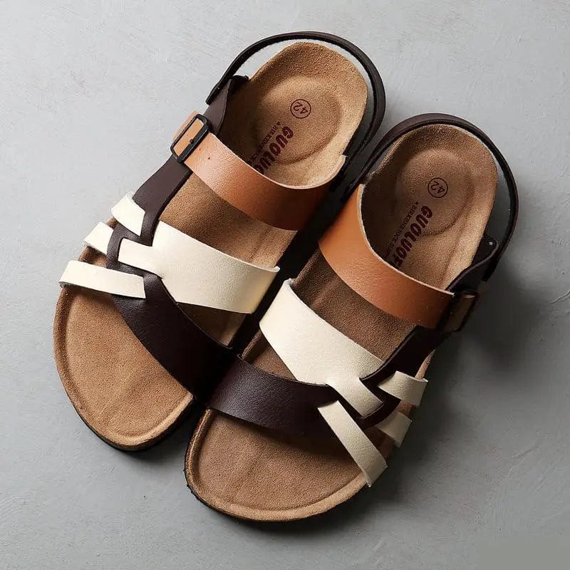 Beatrice - Faux Leather Sandals