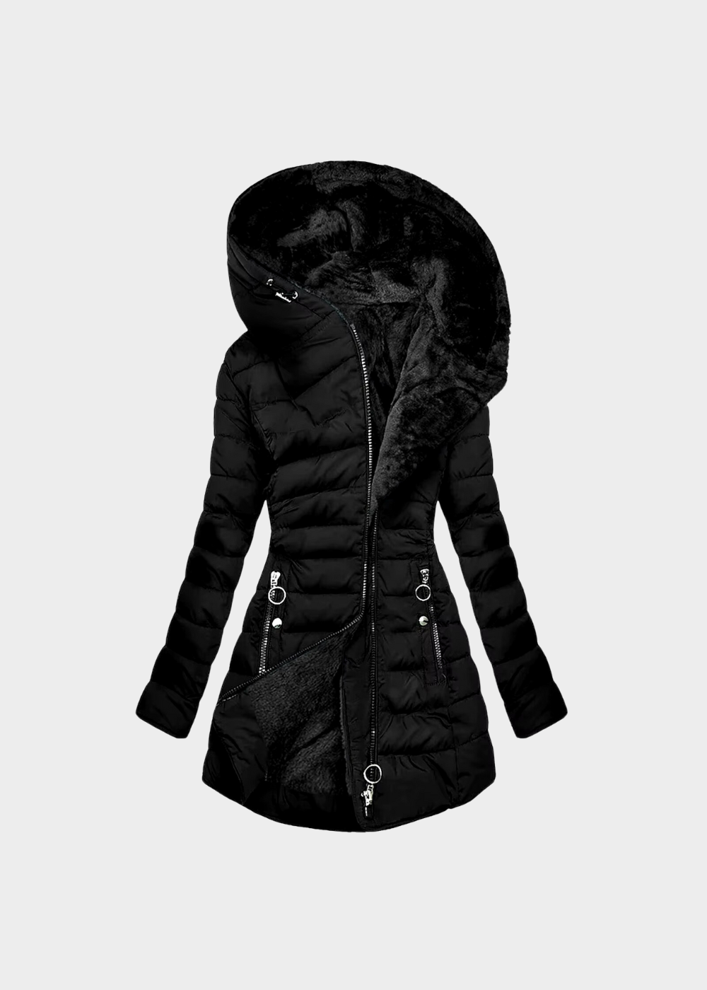 Seraphina - Luxe Hooded Coat