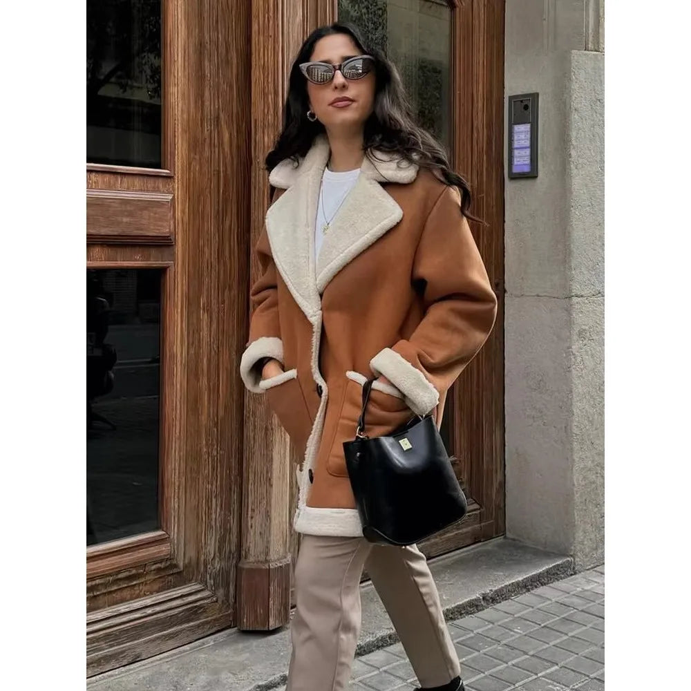 Lara - Shearling Overcoat