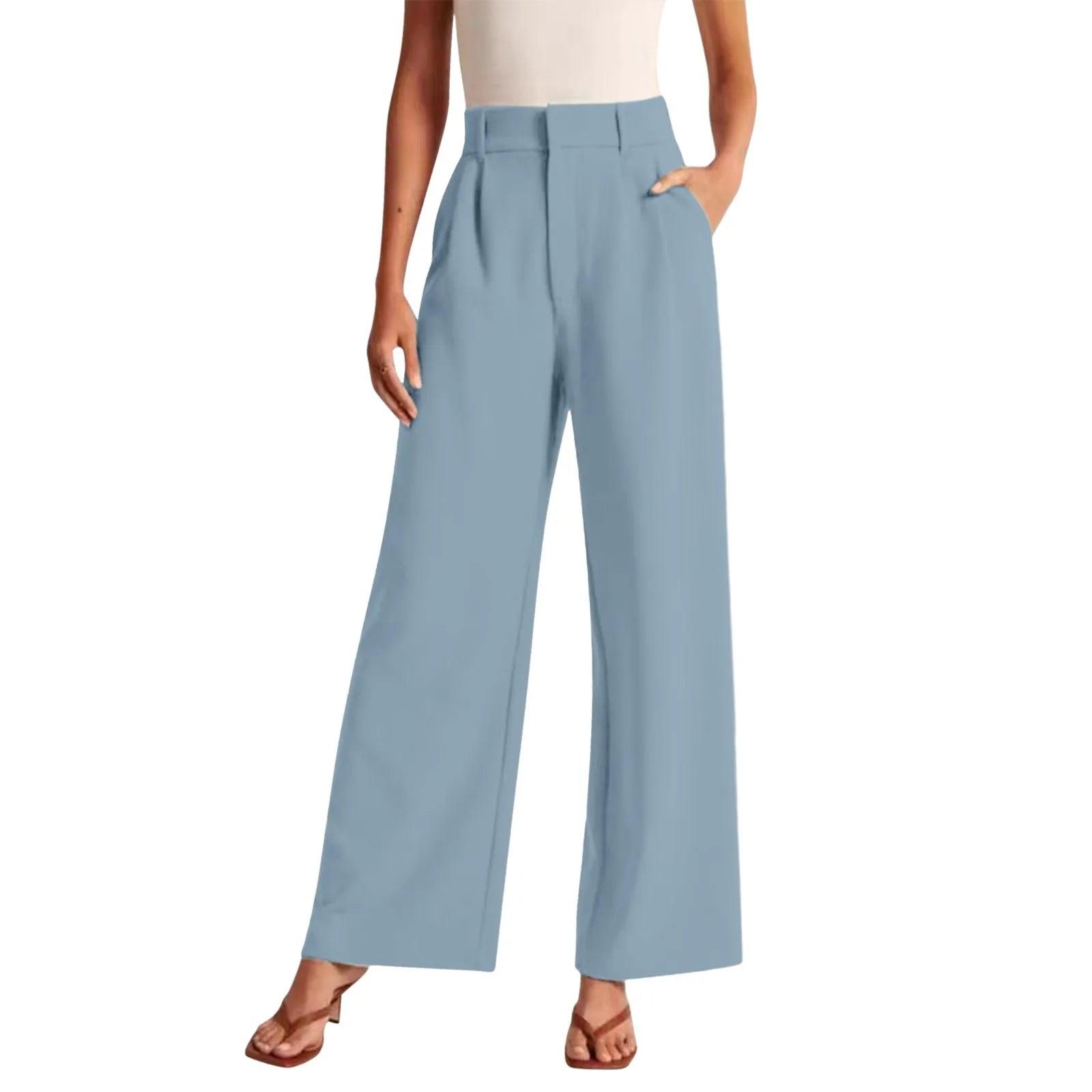 Irene - Casual Wide Leg Trousers