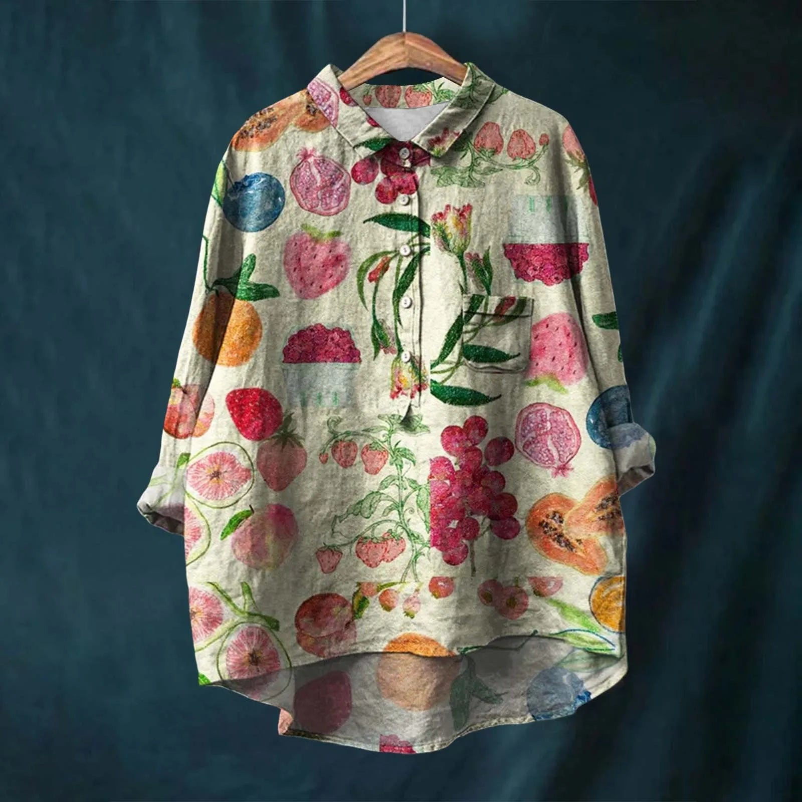 Ocean - Floral Button-Up Shirt