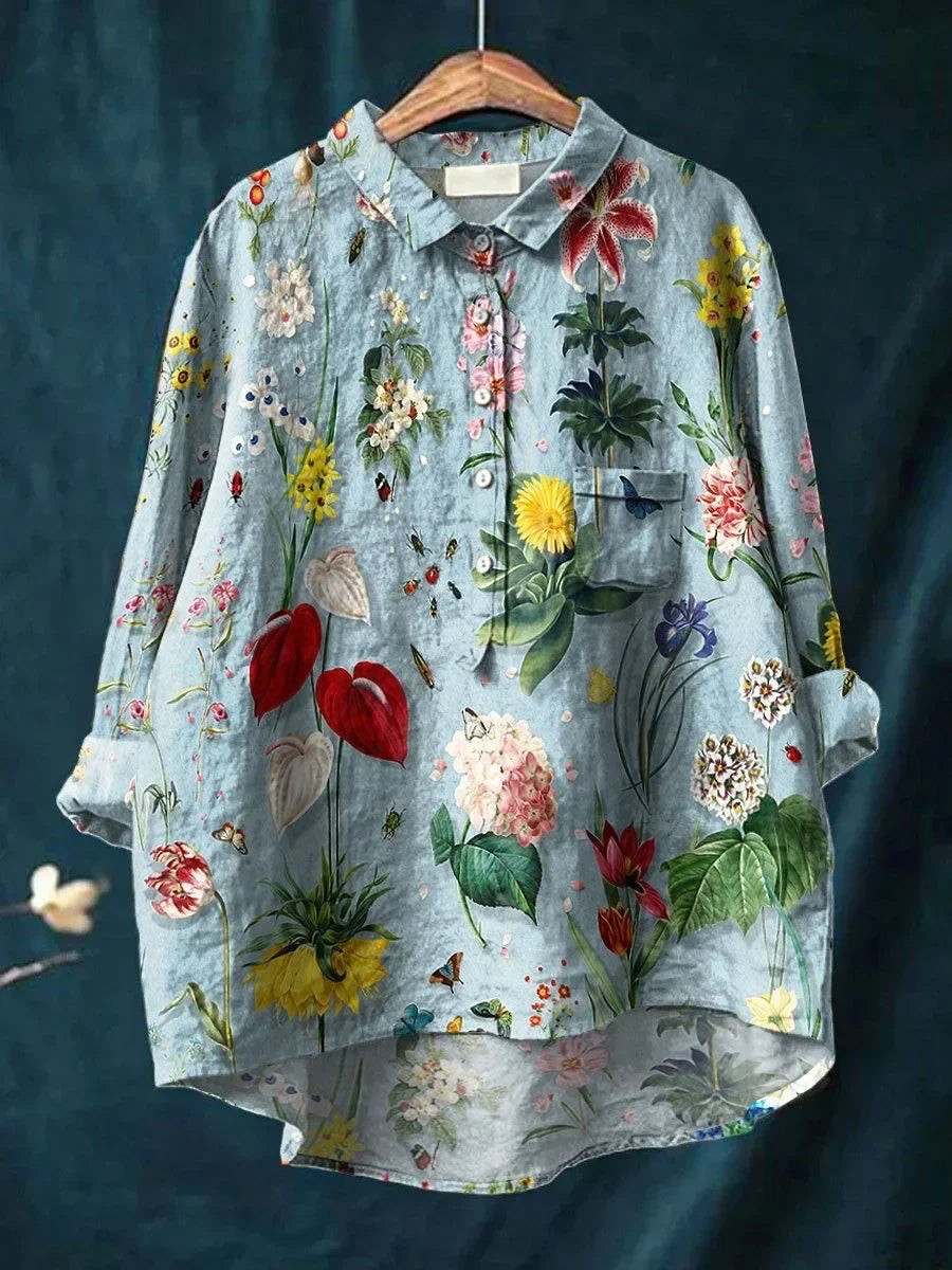 Liv - Loose-Fit Floral Shirt