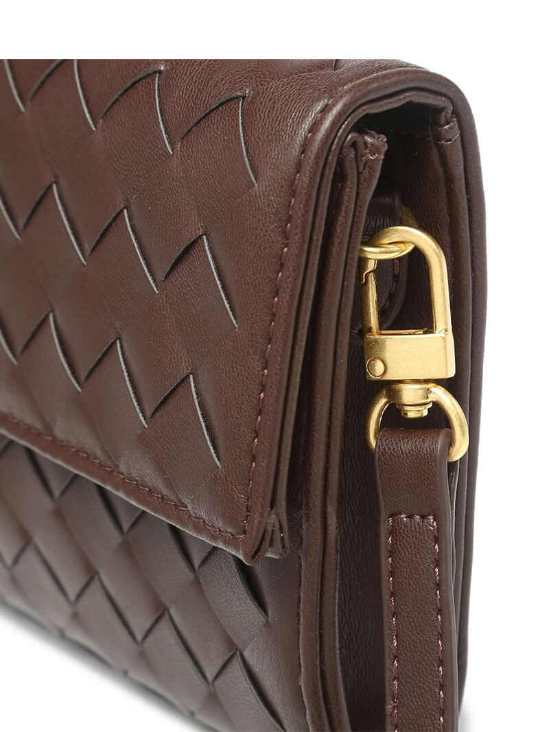 Josette - Woven Handbag with Knot Tie Detail