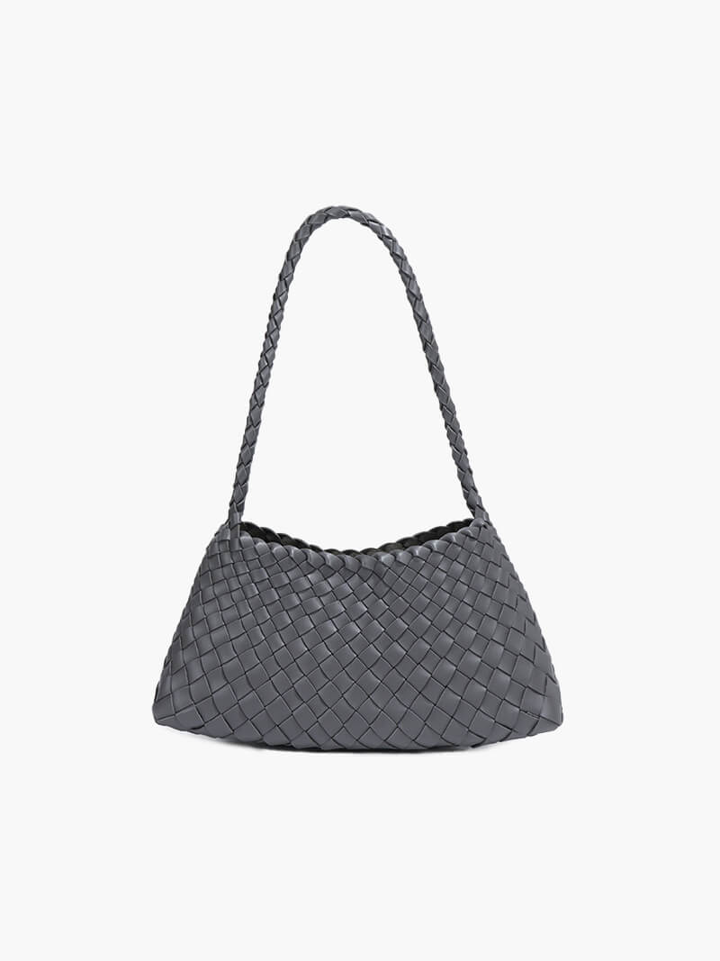 Aira - Faux Leather Braided Handbag