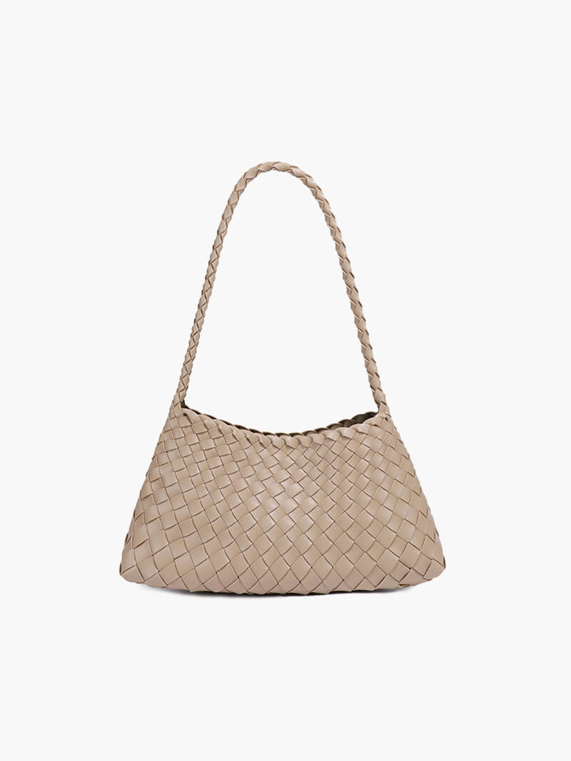 Aira - Faux Leather Braided Handbag