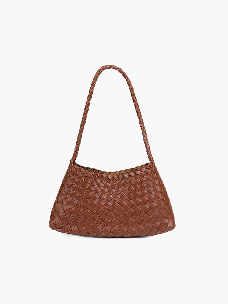 Aira - Faux Leather Braided Handbag