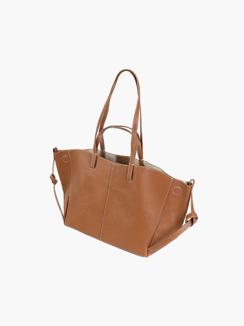 Lucille - Elegant Leather Shopper Bag