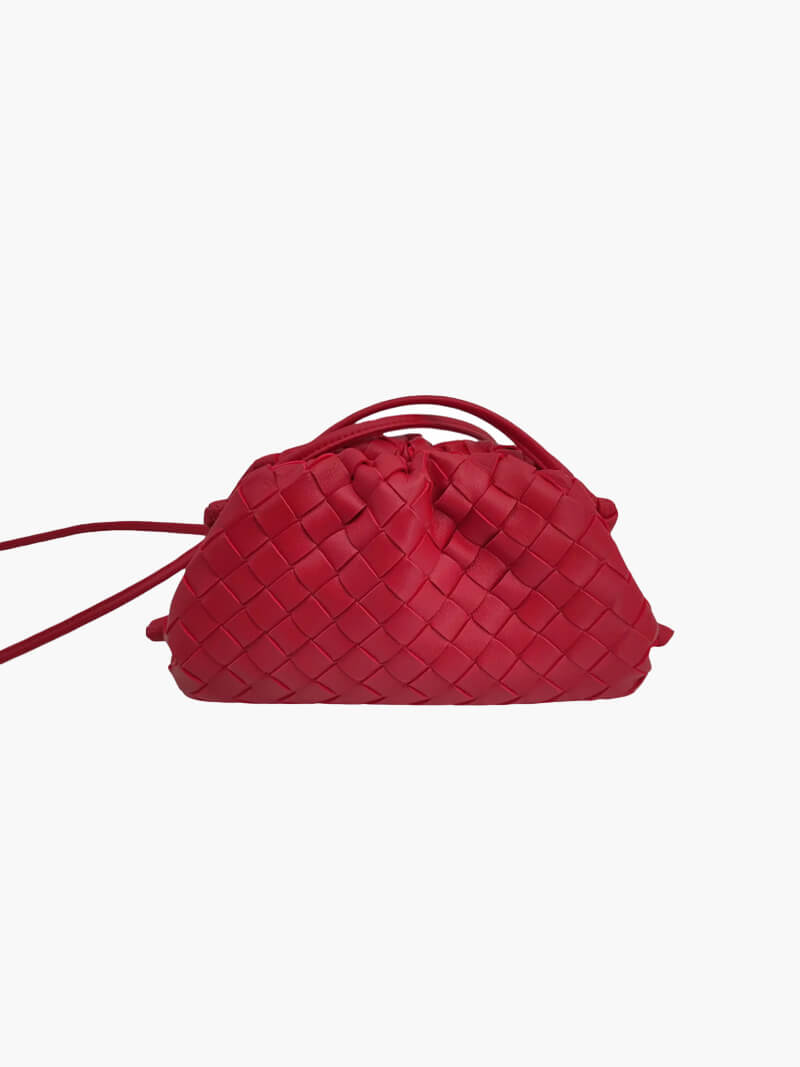 Rhea - Mini Woven Vegan Leather Bag