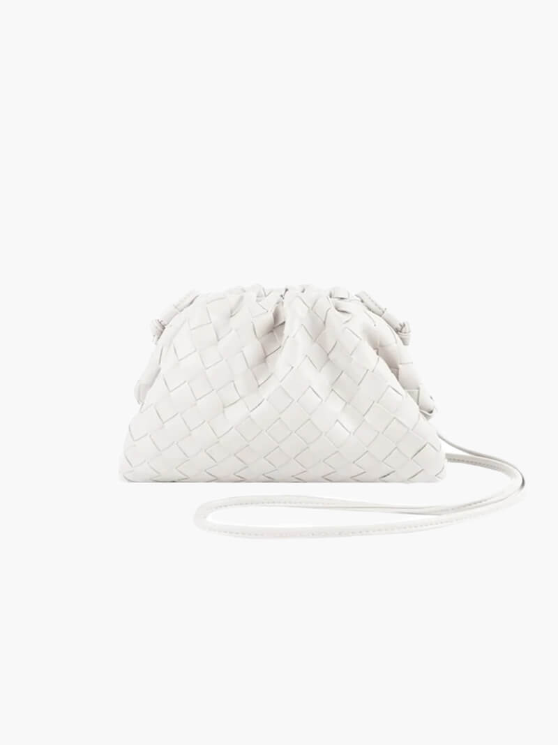 Rhea - Mini Woven Vegan Leather Bag