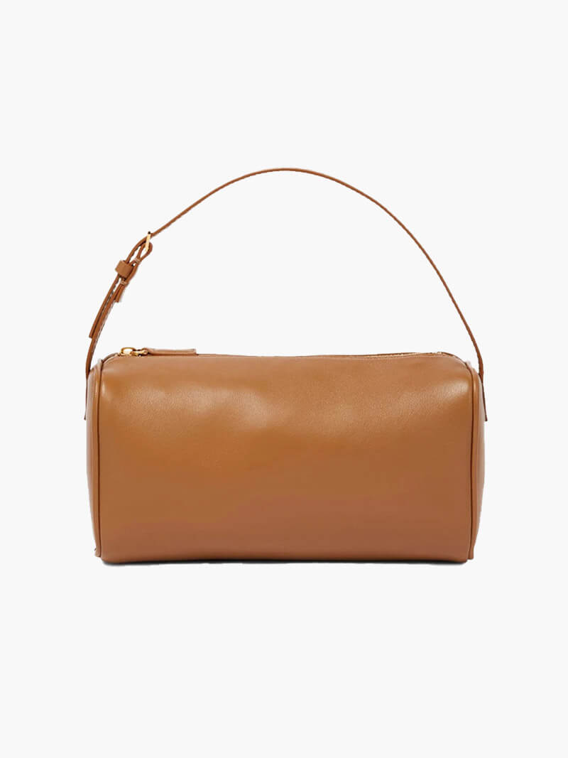 Ella - Glazed Leather Shoulder Bag with Western Touch