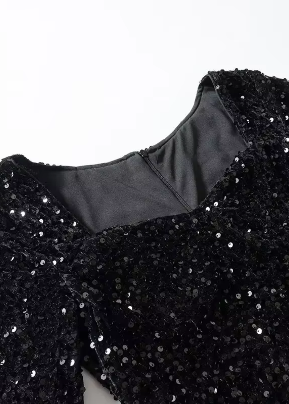 Stella - Black Sequin Mini Dress