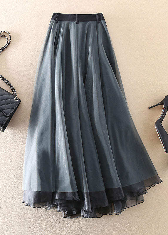 Natalie - Women's Tulle Patchwork Maxi Skirt