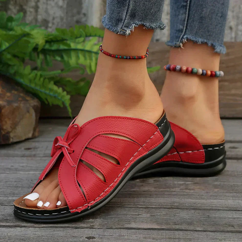 Ivette - Breathable Cutout Lace-Up Sandals