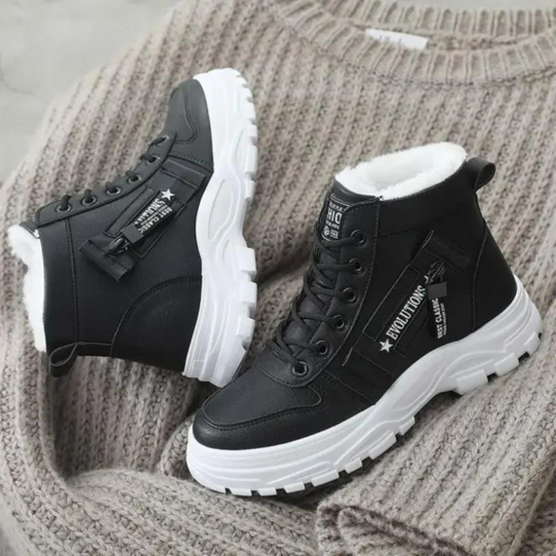 Ella - Fleece-Lined Waterproof Women Winter Boots