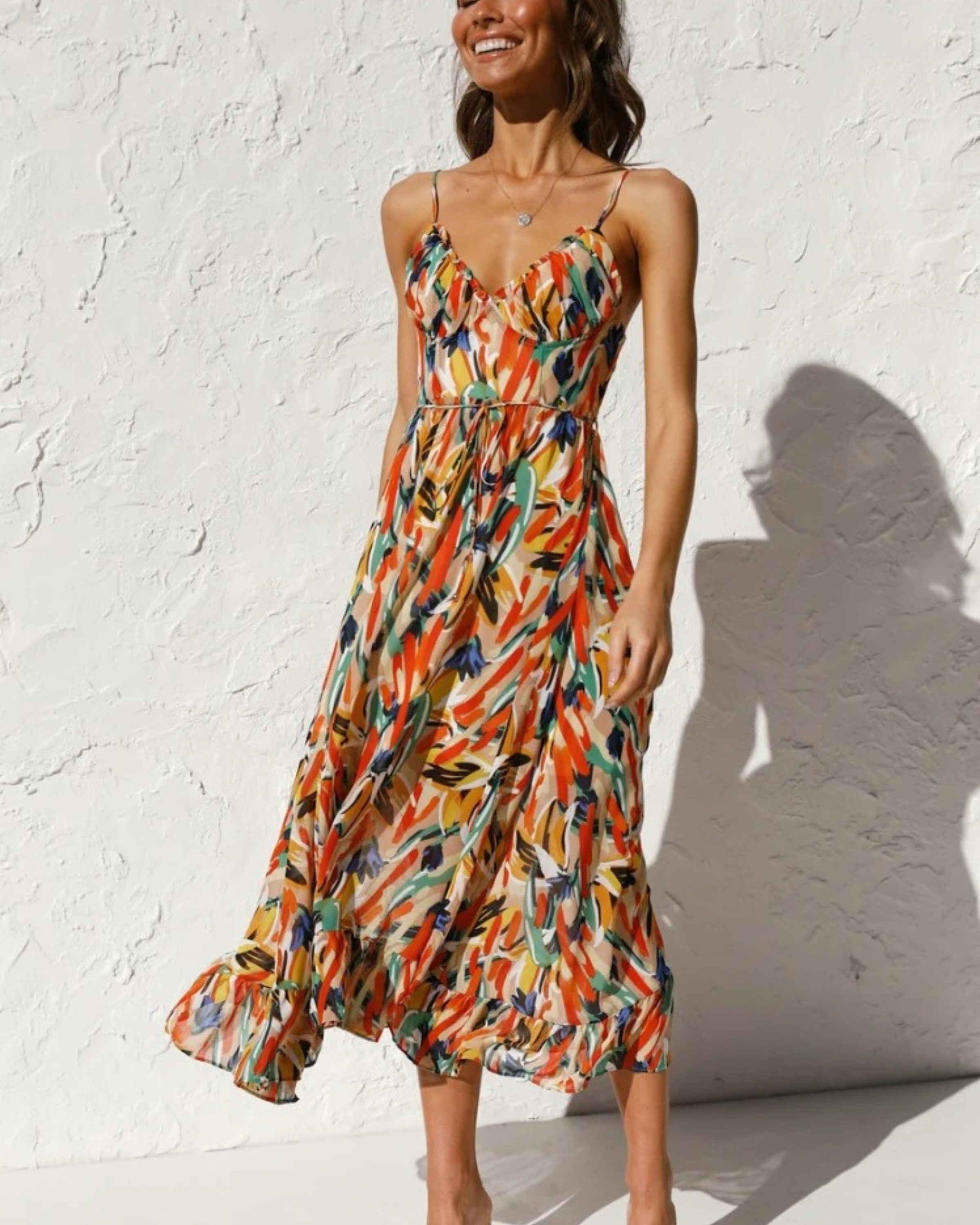 Ariana - Floral Midi Sundress