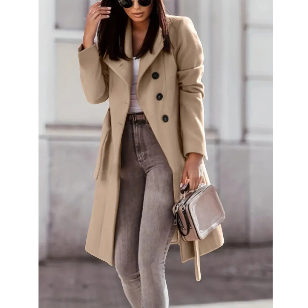 Anna - Long Warm Trench Coat