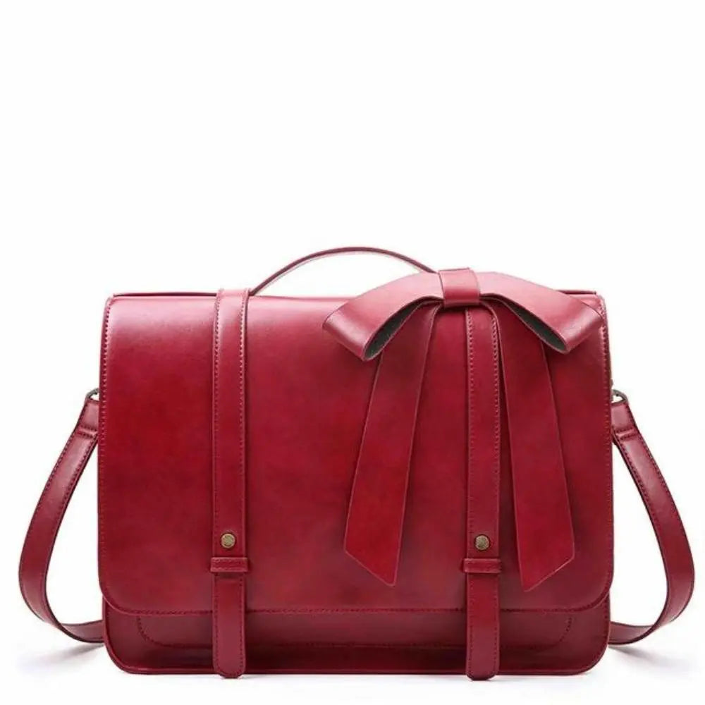 Arabella - Vintage Bow Kissed Satchel