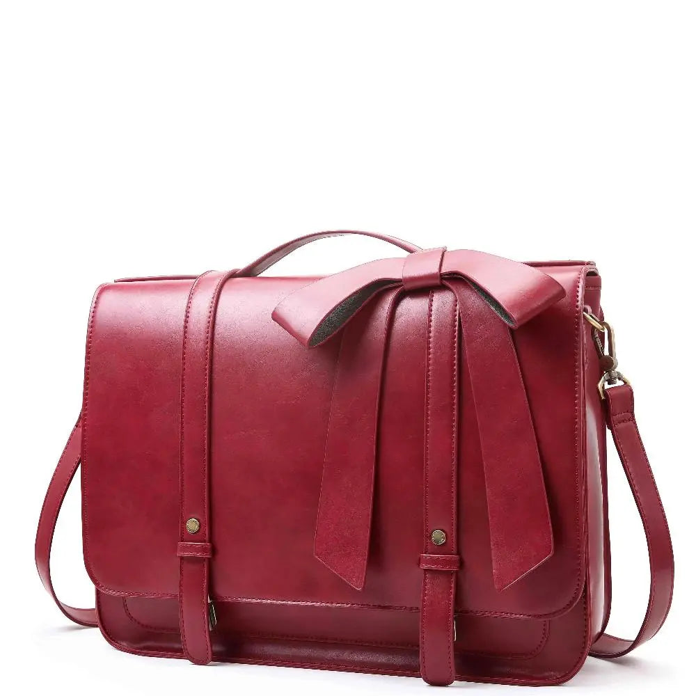 Arabella - Vintage Bow Kissed Satchel