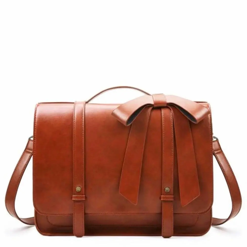 Arabella - Vintage Bow Kissed Satchel