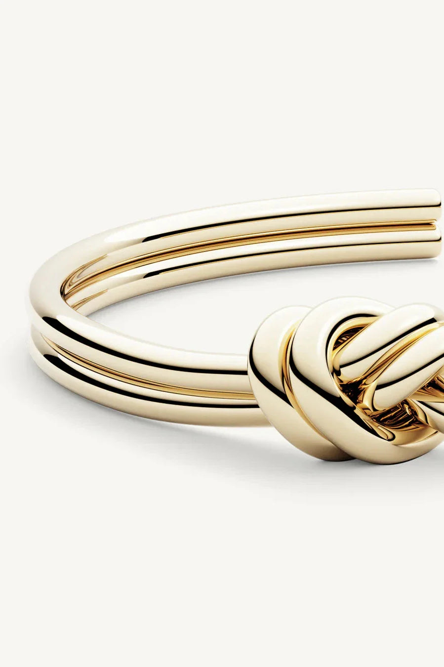 Arabella - Gold Knot Bangle Classy Gold Bracelet