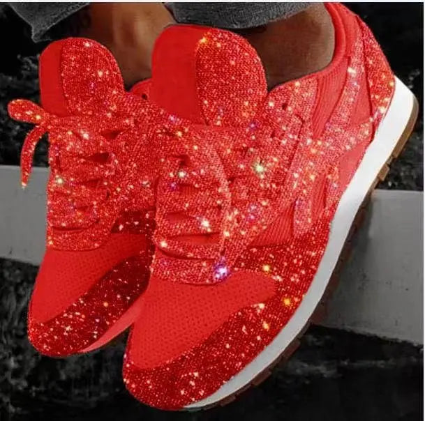 Adelaide - Women's Casual Glitter Shoes with Sequins
