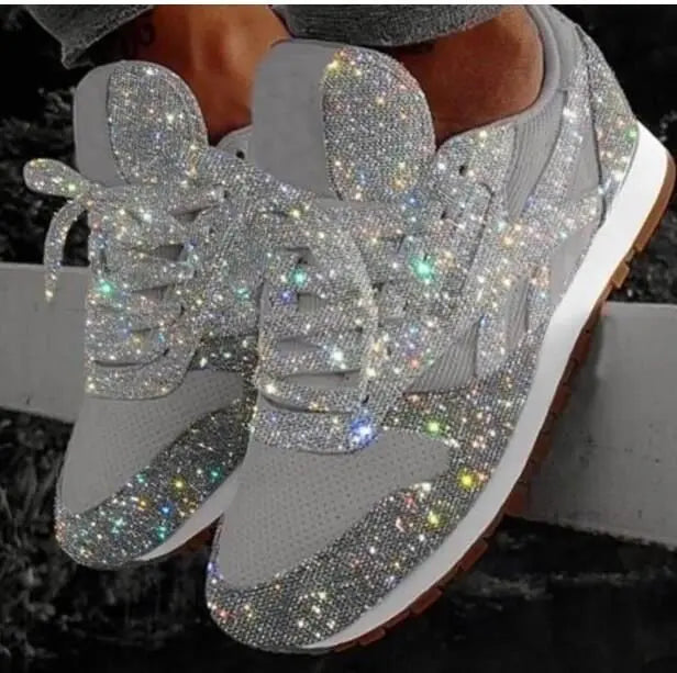 Adelaide - Women's Casual Glitter Shoes with Sequins
