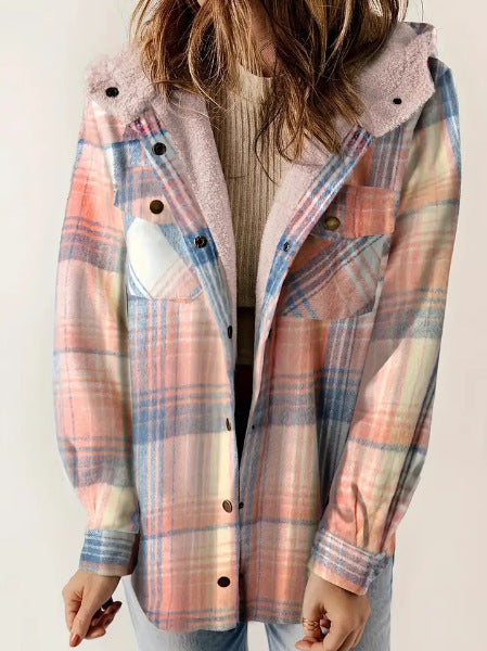 Josie - Women's Hooded Wool-Blend Coat