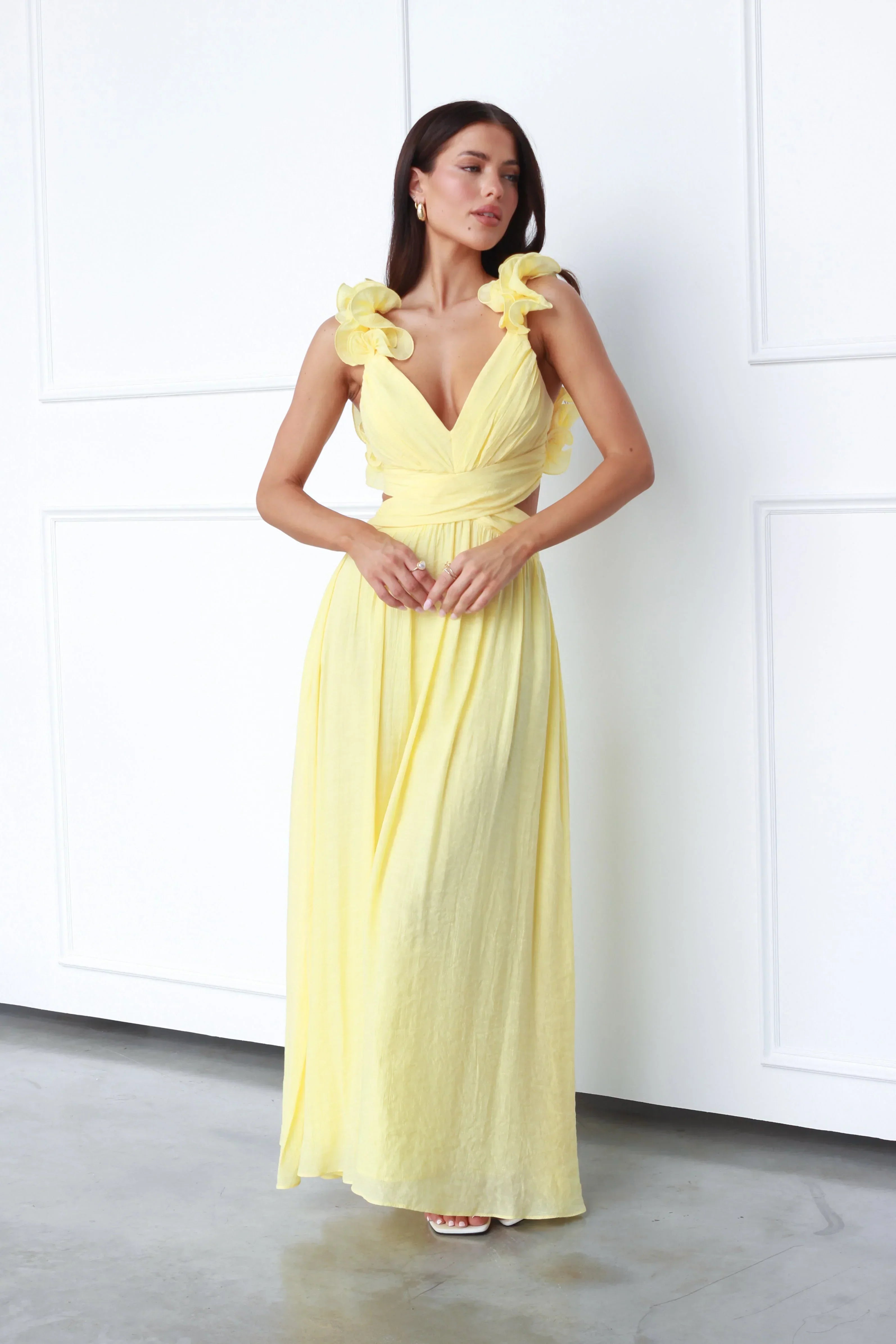 Lola - Elegant Dress With Deep V-Neck