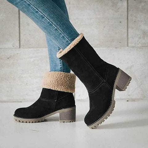 Alessandra - Cozy Elegant Mid-Calf Boots