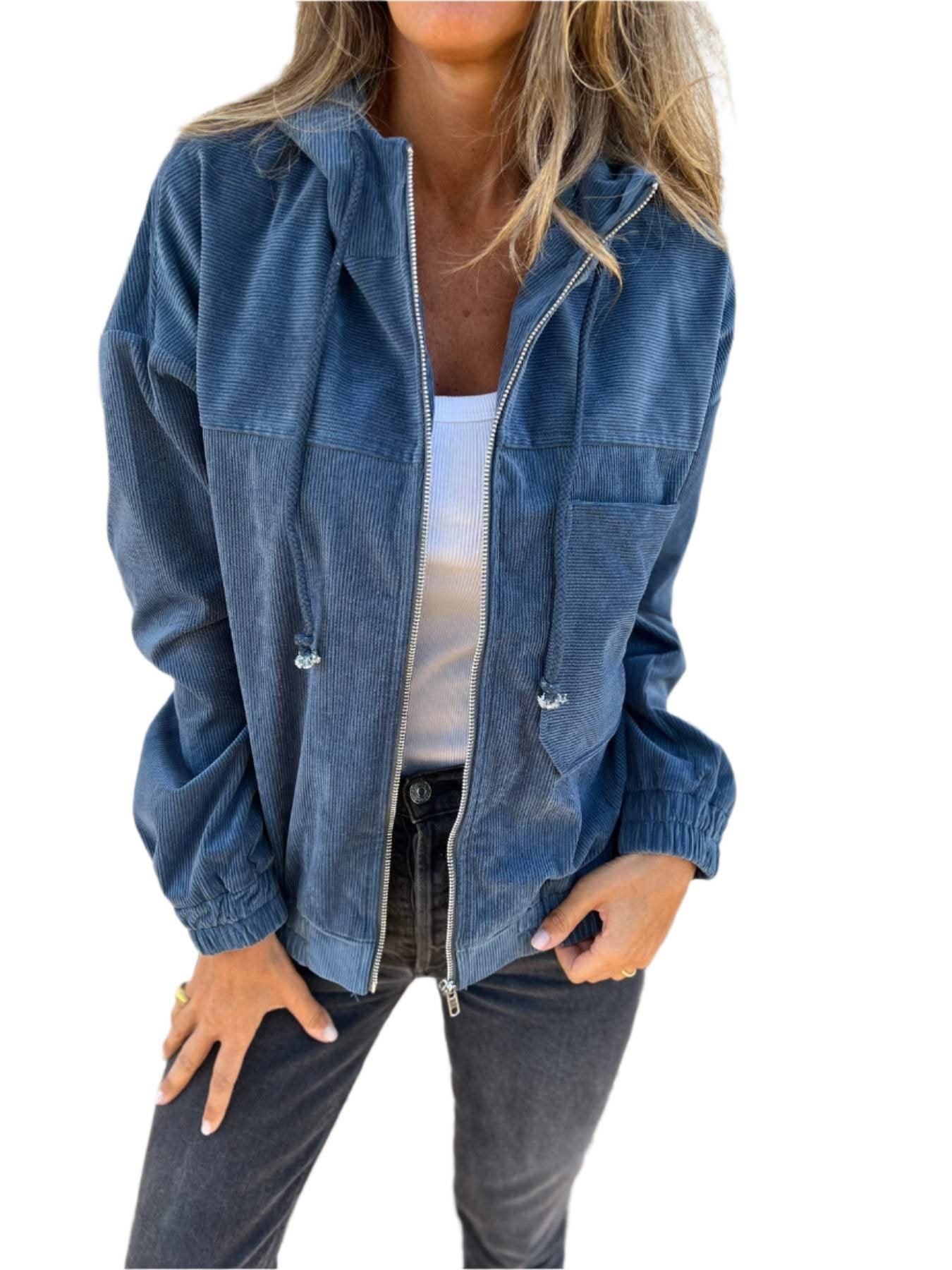 Kiah - Hooded Casual Streetwear Jacket (Plus Size Available)