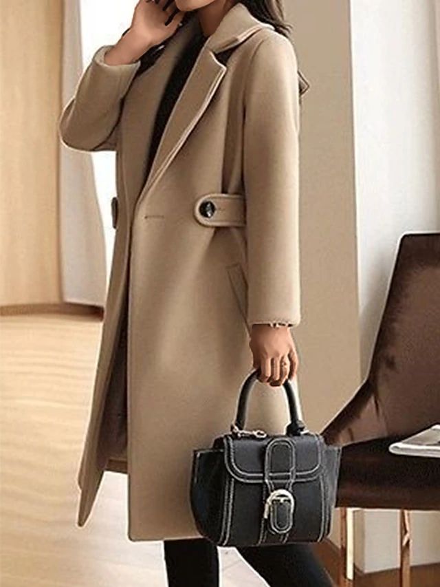 Natalie - Slim-Fit Wool Winter Coat Refined Warmth with Timeless Elegance