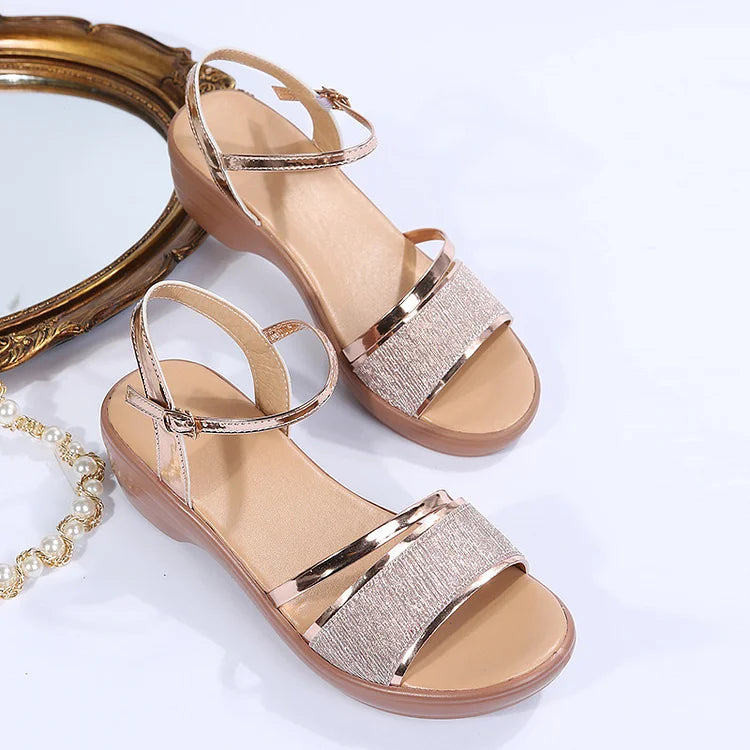 Felicia - Elegant Buckle-Strap Sandals