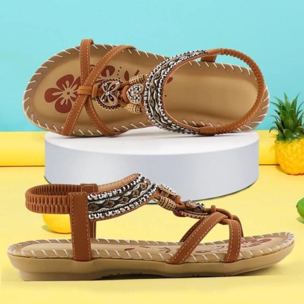 Hawaii - Sandals with Elastic Band & Soft Platform