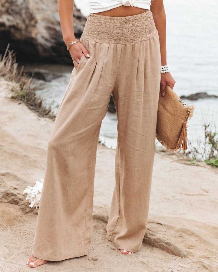 Tayla - Beach Wide Leg Pants for Women