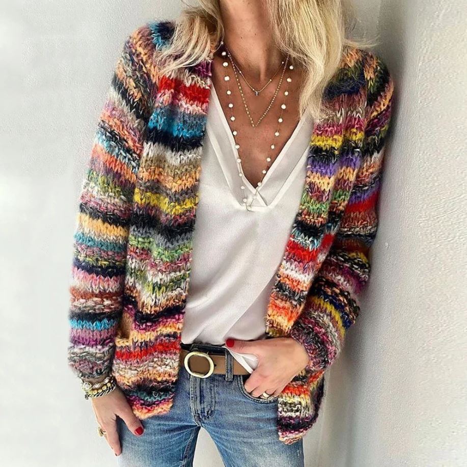 Noreen - Vibrant Multicolor Cardigan