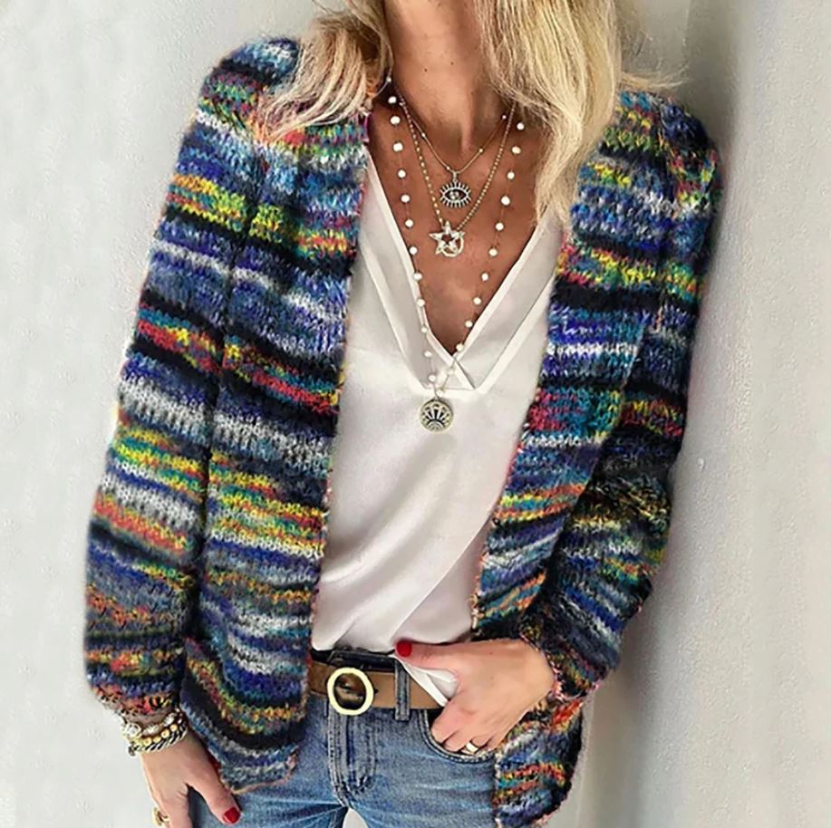 Noreen - Vibrant Multicolor Cardigan