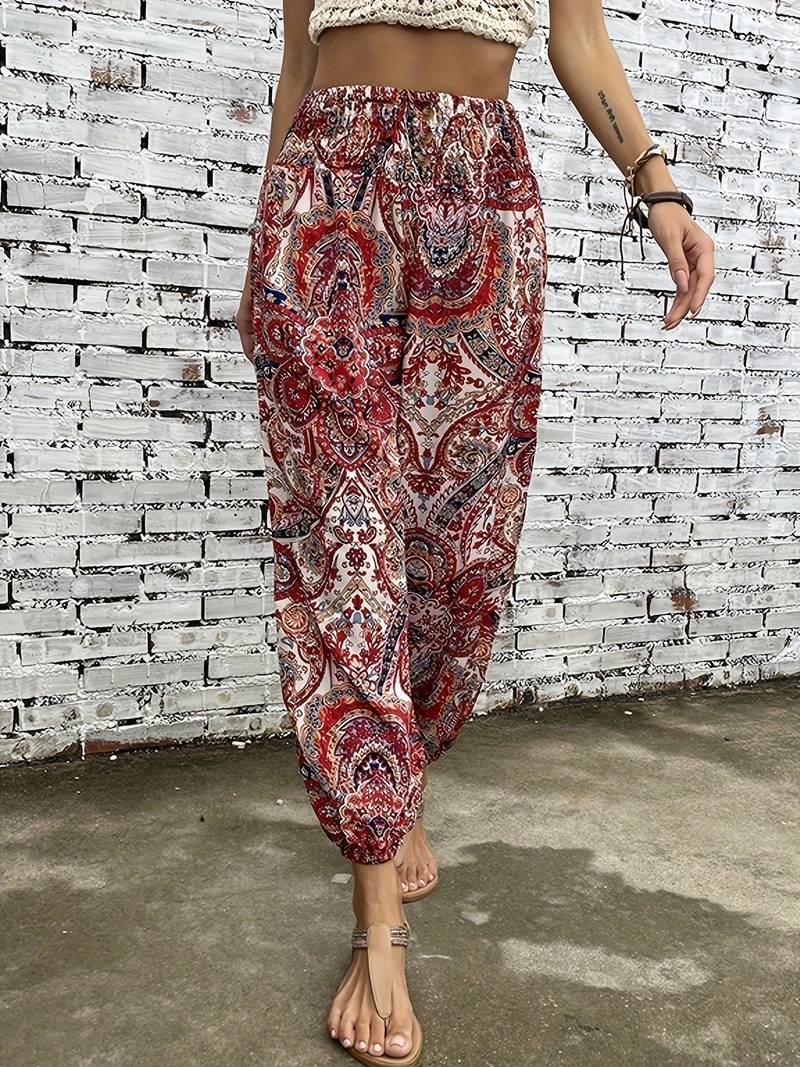 Elara - Boho Stretch Trousers