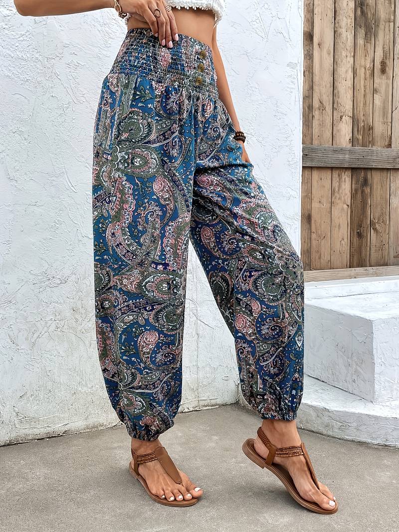 Elara - Boho Stretch Trousers