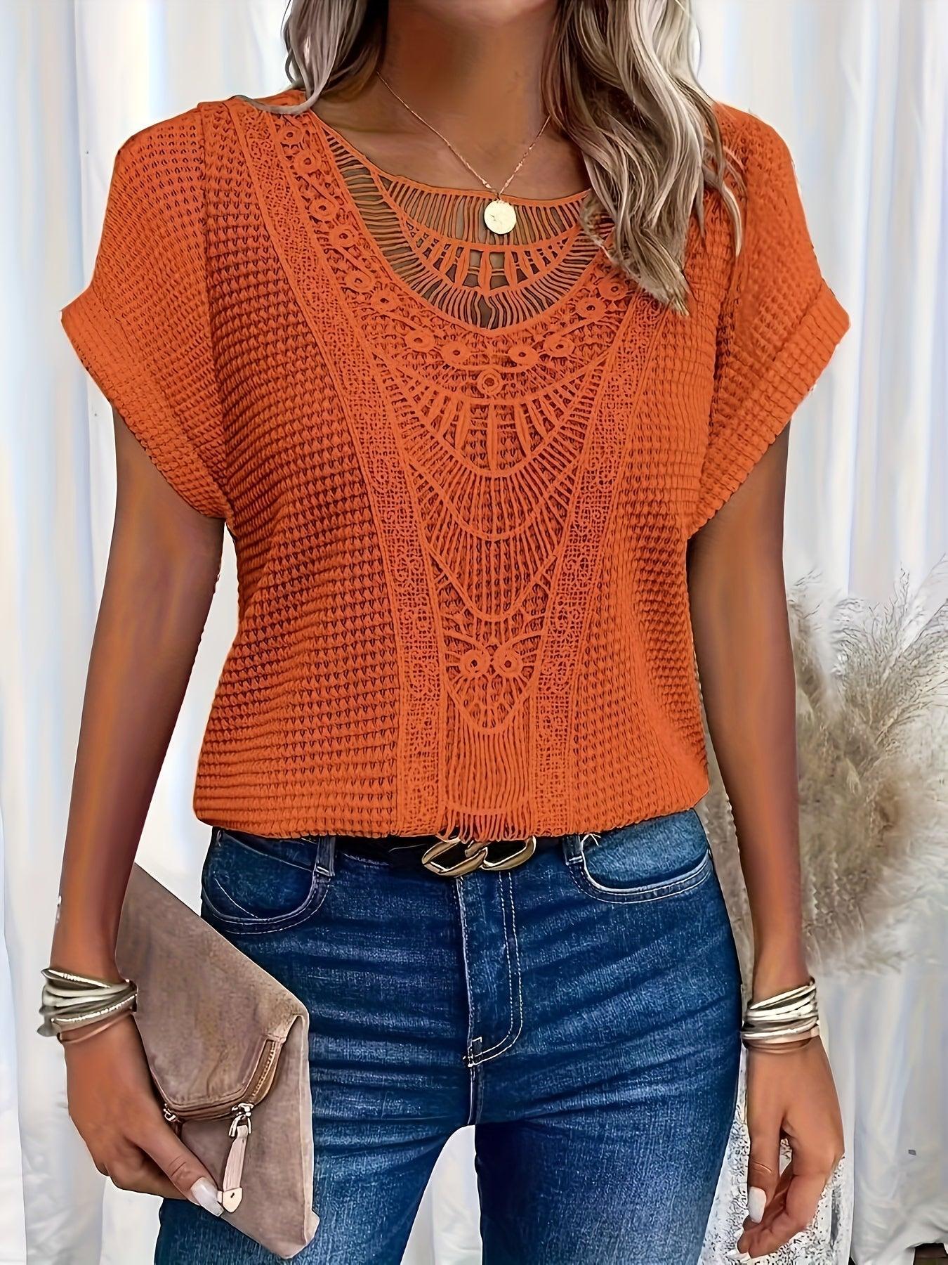 Lexi - Intricate Lace-Detail Top