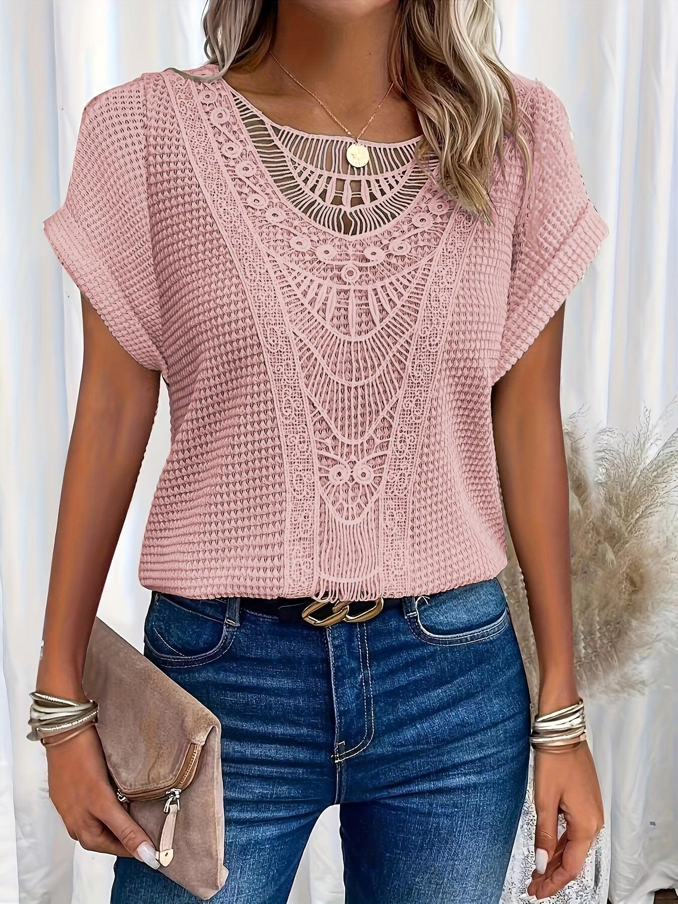 Lexi - Intricate Lace-Detail Top