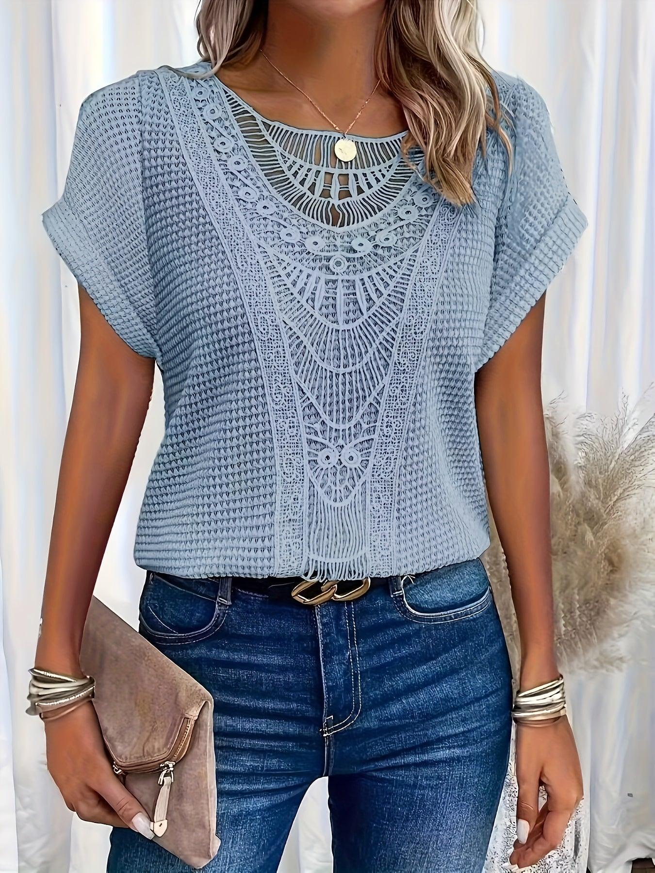 Lexi - Intricate Lace-Detail Top