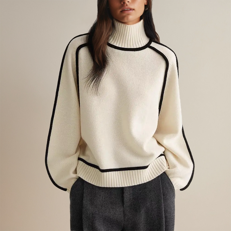 Zinnia - Knit Turtleneck Sweater for Effortless Fall Style