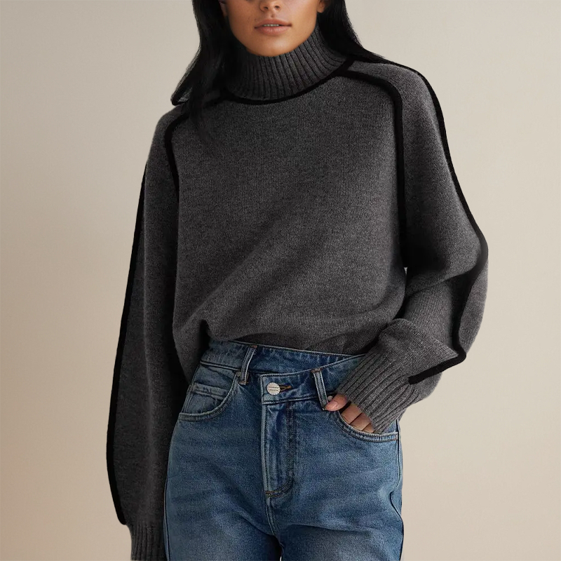 Zinnia - Knit Turtleneck Sweater for Effortless Fall Style