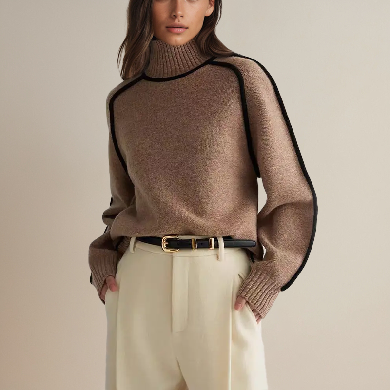 Camilla - Premium Turtleneck Pullover