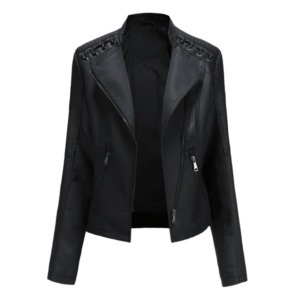 Grace - Stylish Tailored Leather Jacket